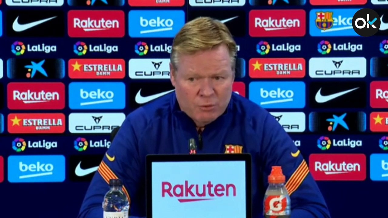 Koeman: "No puedo influir en el futuro de Messi"