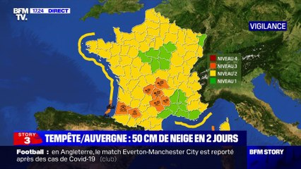 Story 2 : 50 cm de neige en 2 jours dans l'Auvergne avec la tempête Bella - 28/12