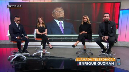 Enrique Guzmán recuerda a Manzanero como un gran compañero, siempre tuvo su apoyo. | Vega la Alegría