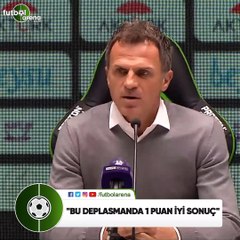 Stjepan Tomas: "Bu deplasmanda 1 puan iyi sonuç"