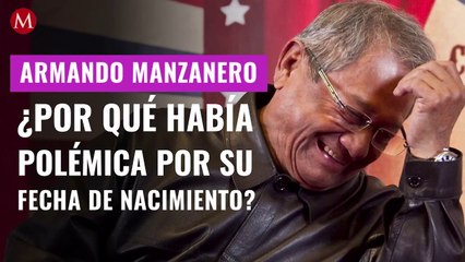 ¿Cuál era la edad de Manzanero y por qué había polémica por su fecha de nacimiento?