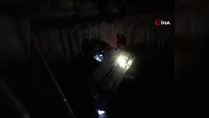 - Düzce'de otomobil dereye uçtu