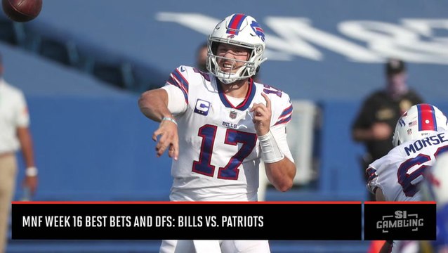 Week 16 Monday Night Football Best Bets and DraftKings Showdown: Bills vs. Patriots