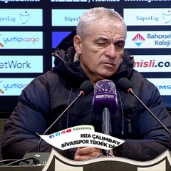 Rıza Çalımbay: "Beşiktaş hak ettiği bir galibiyet aldı"