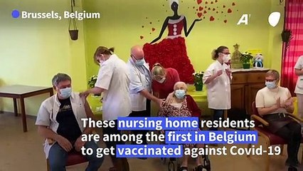 Belgium: First day of Covid-19 vaccination in Brussels nursing home