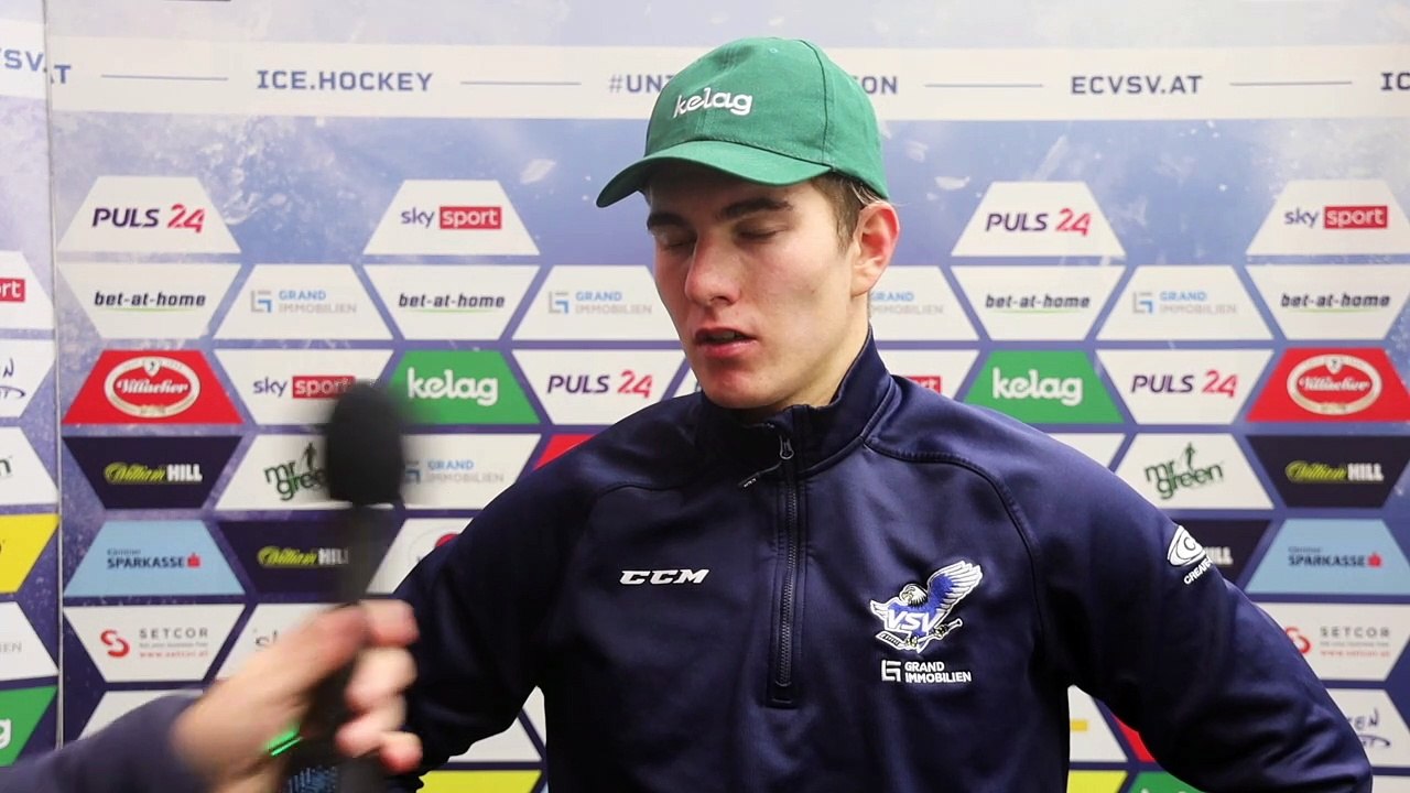 Felix Maxa nach dem Spiel gegen den KAC