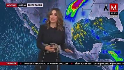 Pamela Longoria nos da el pronóstico del tiempo para este lunes 28  de diciembre