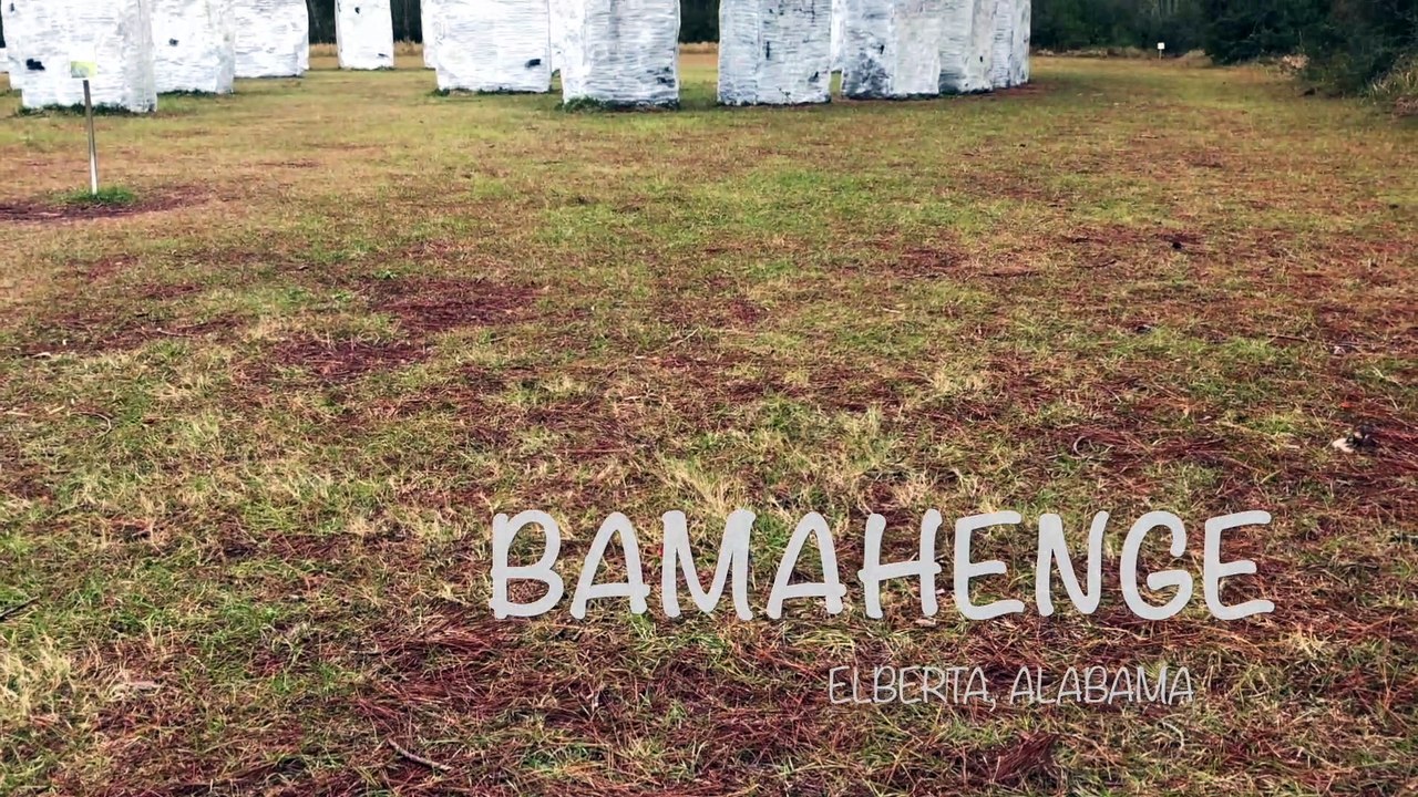 Bamahenge - An art installation near Elberta, Alabama