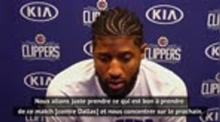 Clippers - George : "On s'est fait botter les fesses mais ce n'est qu'un match"