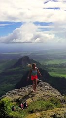 Dancing on the Top of Pieter Both Mountain