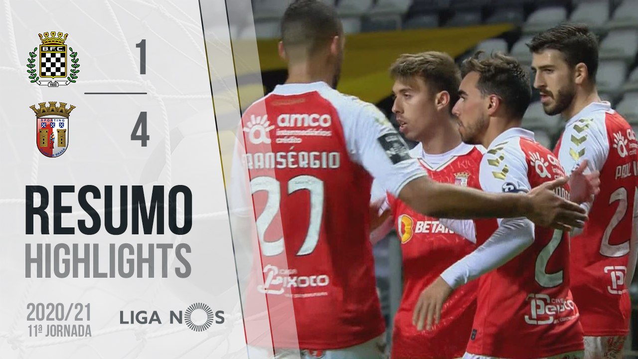 Highlights: Boavista 1-4 SC Braga (Liga 20/21 #11)