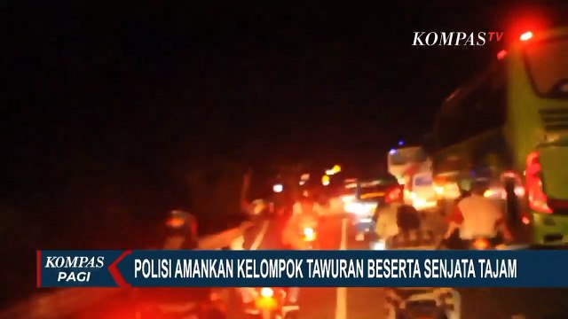 Polisi Amankan Kelompok Tawuran Beserta Senjata Tajam