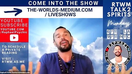 Talk2Spirits Episode 3 with supernatural expert Raphaël Pathé aka RAPHAEL THE WORLDS MEDIUM