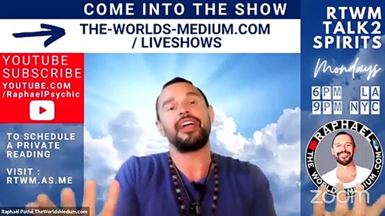 Talk2Spirits Episode 3 with supernatural expert Raphaël Pathé aka RAPHAEL THE WORLDS MEDIUM