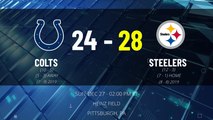 Colts @ Steelers Game Recap for SUN, DEC 27 - 02:00 PM ET EST