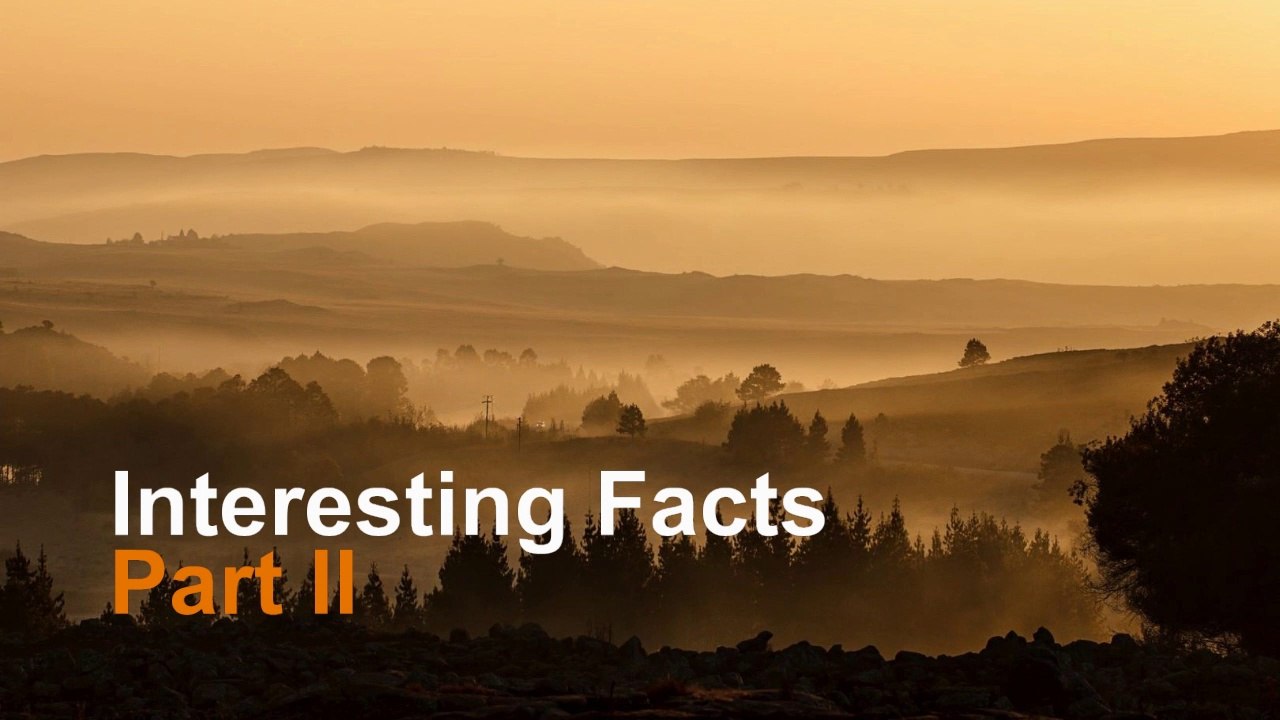 Interesting Facts Part II