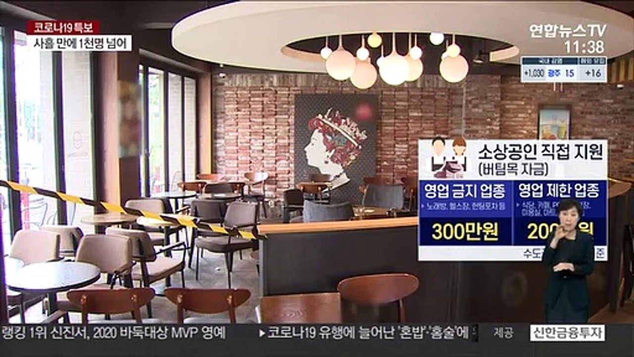 영업제한 소상공인 최대 300만원 내달 11일 지급