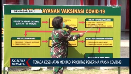 Bali Targetkan 2,6 Juta  Penerima Vaksin Covid 19