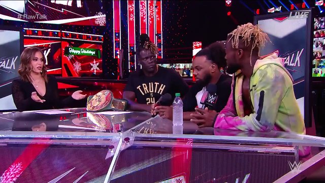 Xavier Woods and Kofi Kingston making a special tribute to Brodie Lee Aka Luke Harper