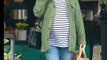 Emma Roberts Dresses Her Baby Bump in Stripes While Out in Los Feliz