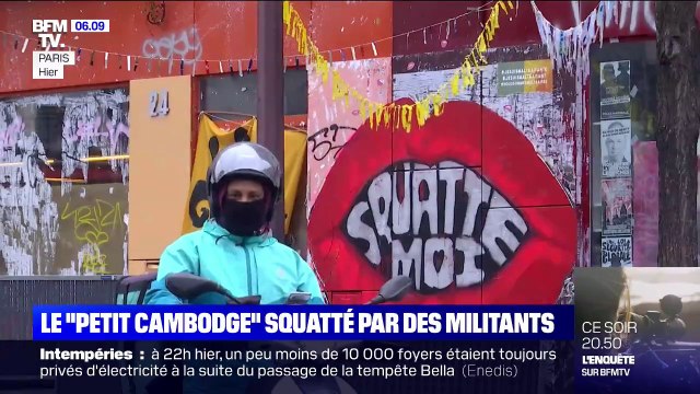 Paris: le Petit Cambodge squatté par des militants écologistes