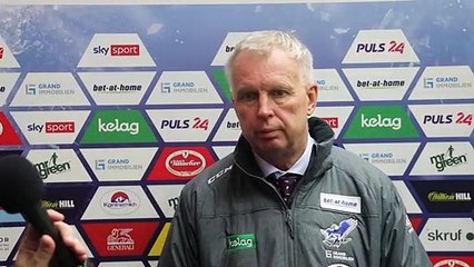 29.12.20: Rob Daum (VSV) mit Stellungnahme nach Derby-Niederlage