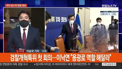 與, 검찰개혁 특위 첫 회의…野 "공수처 출범 저지"