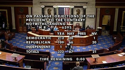 US-Repräsentantenhaus weist Trumps Veto gegen Verteidigungsetat zurück