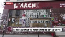 Le restaurant «Le petit Cambodge» squatté à Paris