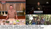 Tous en cuisine : Camille Lacourt bientôt papa, sa compagne Alice Detollenaere dévoile son baby bump (vidéo)