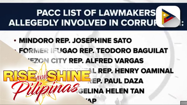 Mga mambabatas na sangkot sa anomalya, pinangalanan na ni Pres. #Duterte