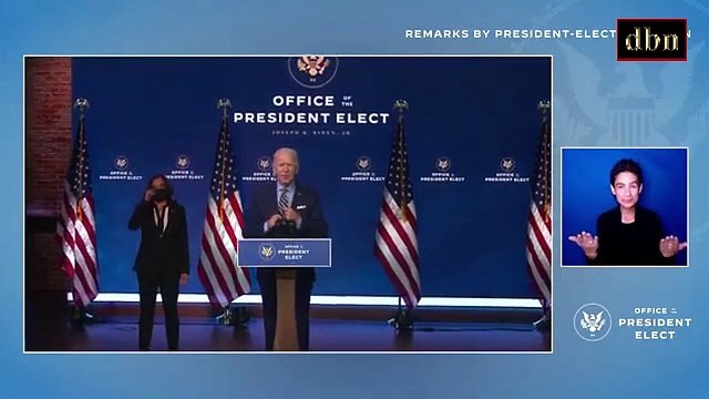President elect Joe Biden's speech on National Security