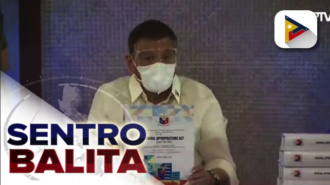 2021 national budget, nilagdaan na ni Pres. #Duterte ; P72.5-B na pondo, inilaan para sa storage, transportation at distribution ng COVID-19 vaccines