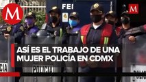 Mujeres policías al cuidado de otras mujeres