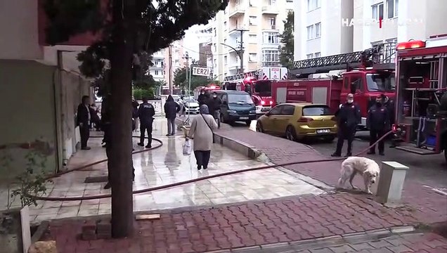 Madde bağımlısı oğlu evi ateşe verdi, baba kriz geçirdi