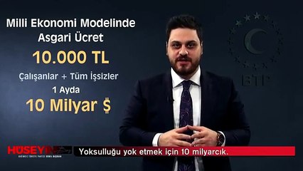 BTP, '10 bin lira asgari ücreti nasıl vereceğini' açıkladı