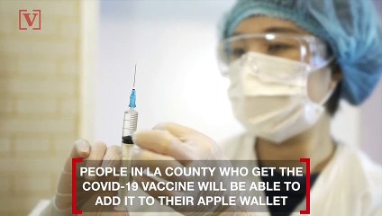 People in L.A. County Will Soon Be Able To Add COVID-19 Vaccine Record To Apple Wallet