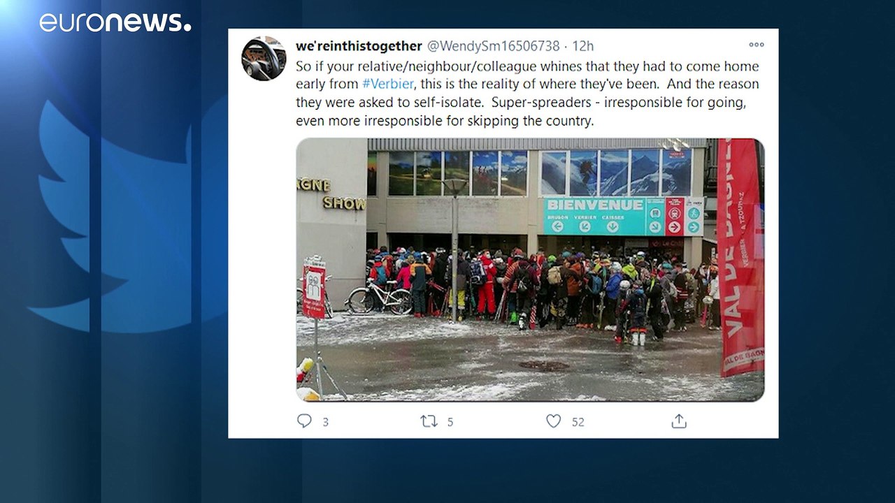 Οι Βρετανοί το έσκασαν... από την καραντίνα σε χιονοδρομικό κέντρο στην Ελβετία