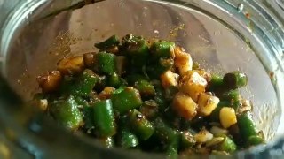 Green Chilli Garlic and Ginger Pickle,Quick and Essay Pickle Recipe,