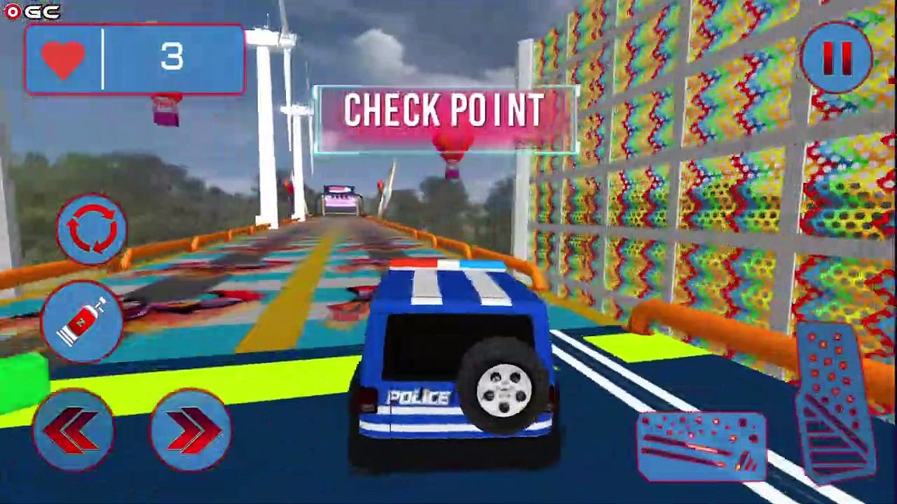 Real Police Ramp Games Bike Stunt Car Stunt Games - Impossible Real Driving - Android GamePlay