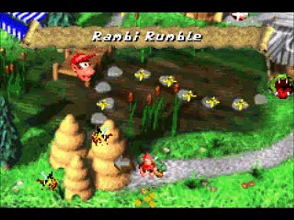 Donkey Kong Country 2 GBA - Rambi Rumble (Run, Rambi! Run! Restored)