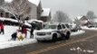 Alabama'da polis arabasına kar topu atan bir grup çocuğa polis ekipleri sert şekilde müdahalede bulunmuş.