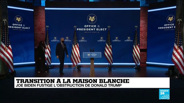Etats-Unis : Joe Biden fustige l'obstruction de Donald Trump