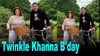 Télécharger la video: Akshay Kumar wishes wife Twinkle Khanna on her birthday