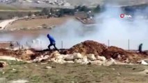 - İsrail güçleri, Filistinlilerin evleri yıkmaya çalışırken arbede yaşandı
