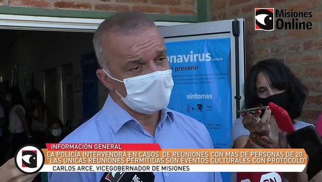 La policía intervendrá en casos de reuniones con más de 20 personas