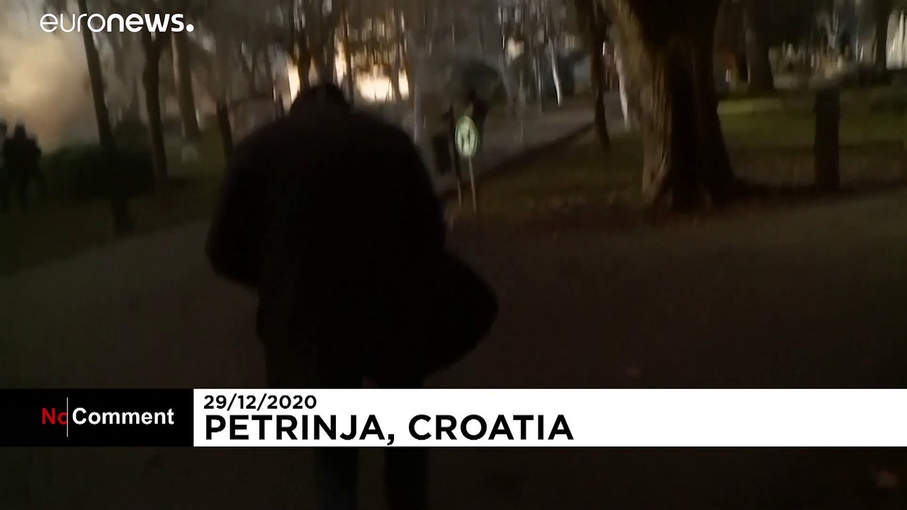 Földrengés miatt dőlt össze a ház Horvátországban