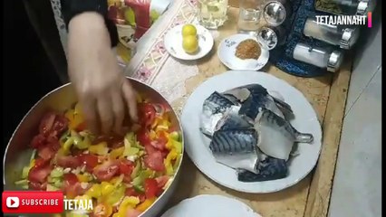 سمك صينية بالفرن