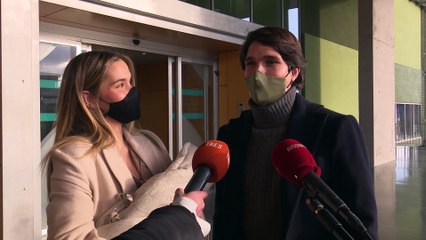 Primeras declaraciones de María Pombo tras presentar a su hijo Martín