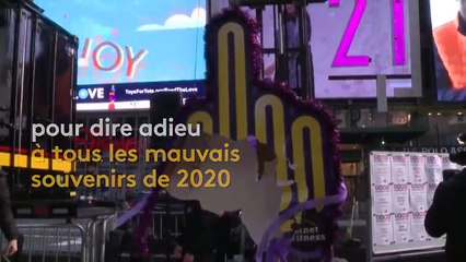 "Jour du bon débarras" : les New Yorkais disent adieu à 2020